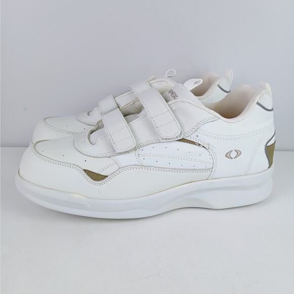 Apex Men's SZ 13 XXW Double Strap Active Walkers Biomechanical White - Picture 4 of 12